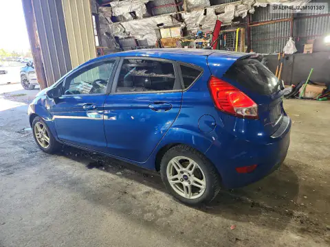 3FADP4EJ2JM101387 — 2018 Ford Fiesta, фото 2 с аукциона Copart 21.10.2026, ПЕРЕДНЯЯ ЧАСТЬ