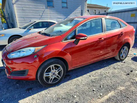 3FADP4BJ2JM107811 — 2018 Ford Fiesta, ПЕРЕДНЯЯ ЧАСТЬ, фото до ремонта