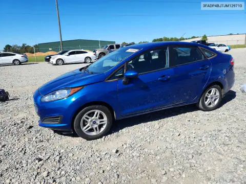 3FADP4BJ7JM129710 — 2018 Ford Fiesta, ПЕРЕДНЯЯ ЧАСТЬ, фото до ремонта