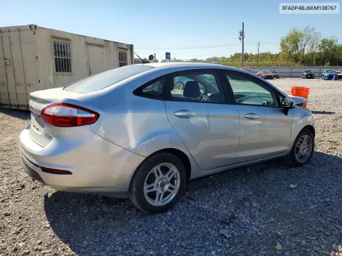 3FADP4BJ6KM108767 — 2019 Ford Fiesta, фото 3 с аукциона Copart, ПЕРЕДНЯЯ ЧАСТЬ