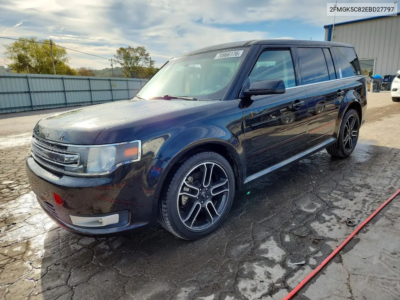 2014 Ford Flex Sel VIN 2FMGK5C82EBD27797 фото 1
