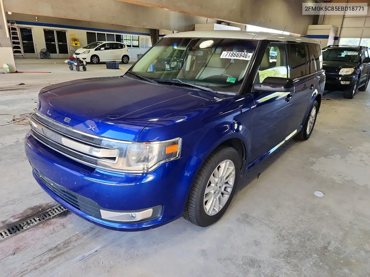 2014 Ford Flex Sel VIN 2FMGK5C85EBD18771 фото 1