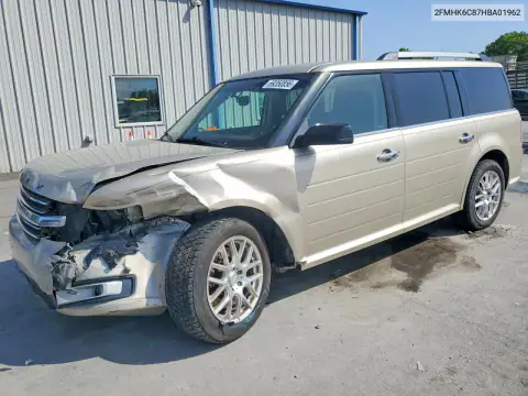 2FMHK6C87HBA01962 — 2017 Ford FLEX, Parte delantera, fotos antes de reparar