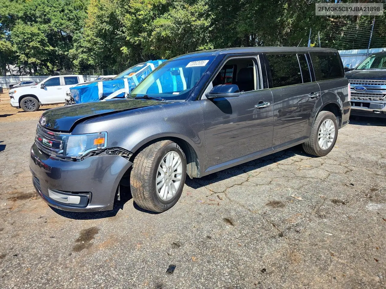 2FMGK5C89JBA21898 Ford FLEX 2018 — повреждение Передняя часть, фото до ремонта