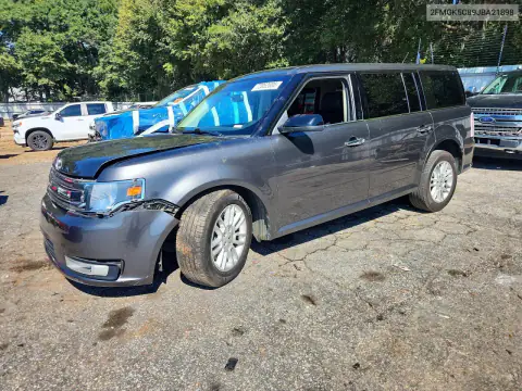 2FMGK5C89JBA21898 — 2018 Ford FLEX, Передняя часть, фото до ремонта