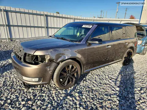 2FMHK6D85KBA21083 — 2019 Ford FLEX, Передняя часть, фото до ремонта