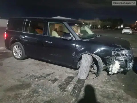 2FMHK6D87KBA20713 — 2019 Ford FLEX, photo 4 from Copart, Front end