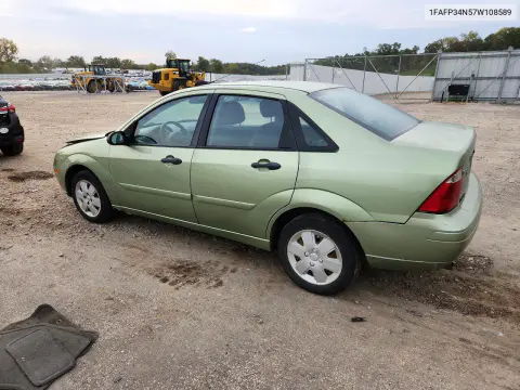 2007 Ford Focus Zx4 VIN 1FAFP34N57W108589 фото 2