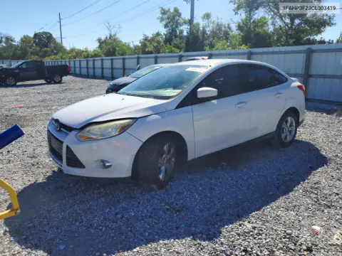 1FAHP3F23CL303419 — 2012 Ford Focus, Front end, before-repair photos