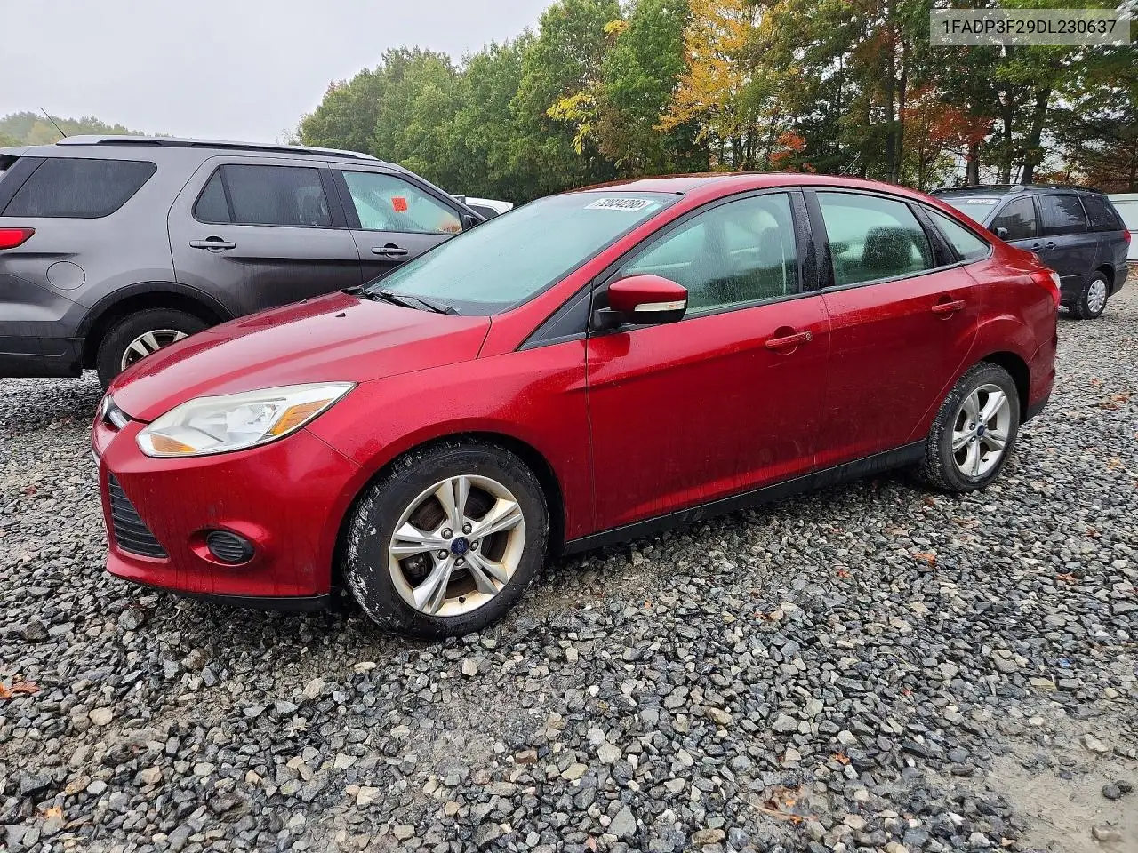 2013 Ford Focus Se VIN 1FADP3F29DL230637 фото 1