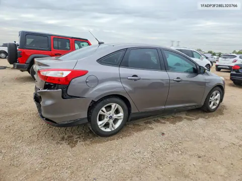 2014 Ford Focus Se VIN 1FADP3F28EL320766 фото 3