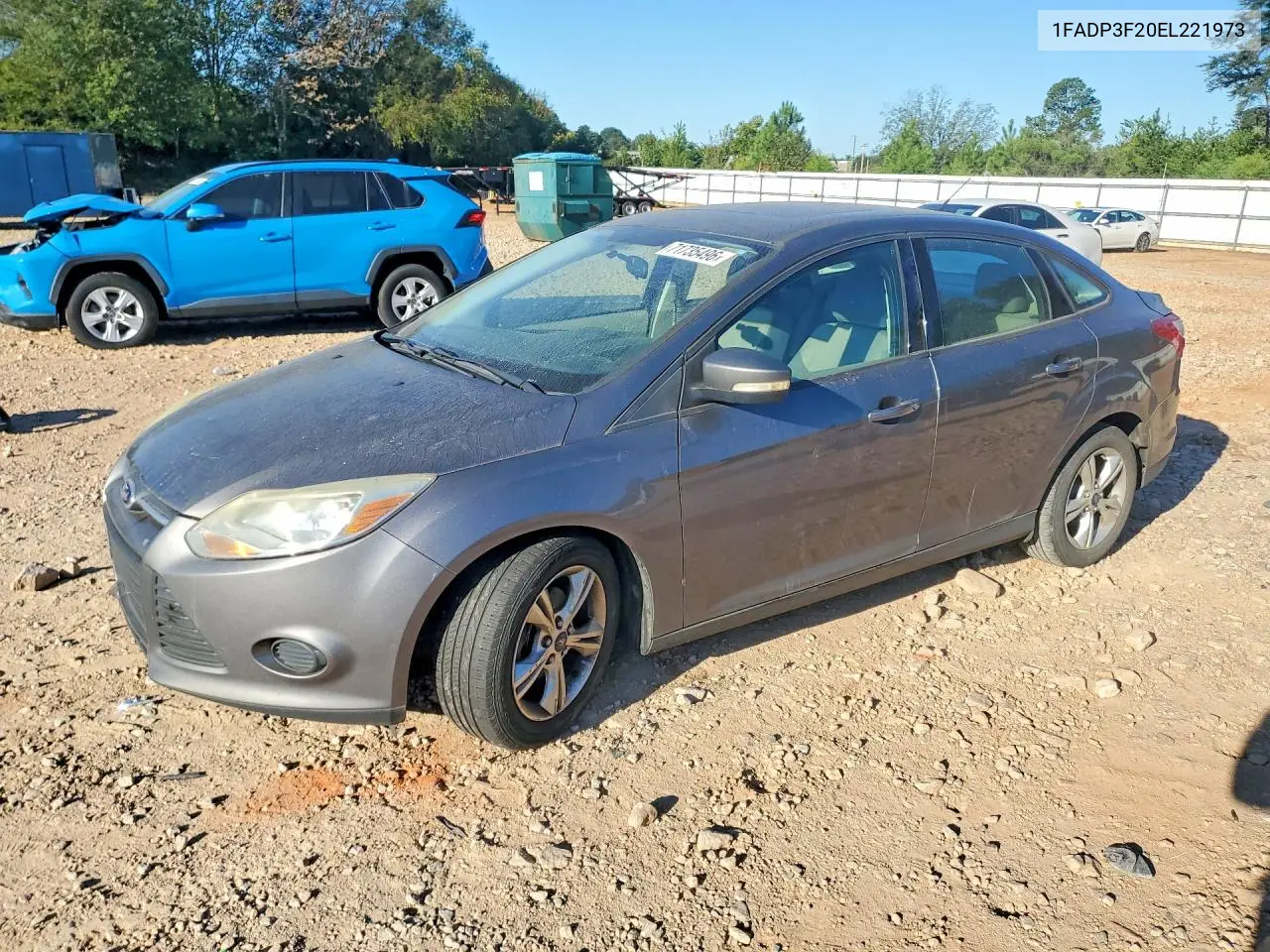 2014 Ford Focus Se VIN 1FADP3F20EL221973 фото 1