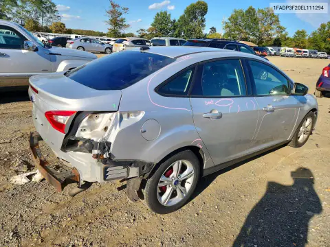 2014 Ford Focus Se VIN 1FADP3F20EL111294 фото 3