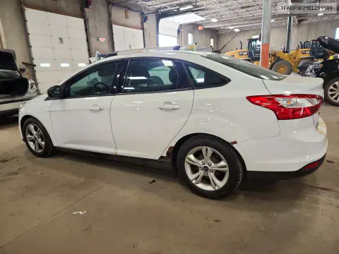 2014 Ford Focus Se VIN 1FADP3F29EL299989 фото 2