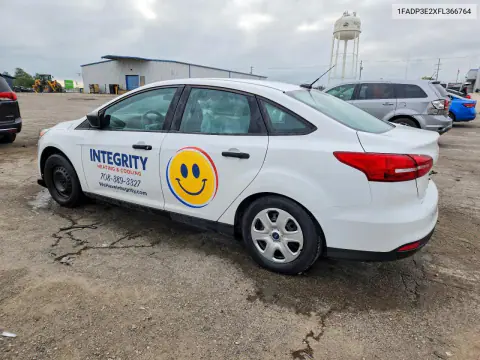 2015 Ford Focus S VIN 1FADP3E2XFL366764 фото 2