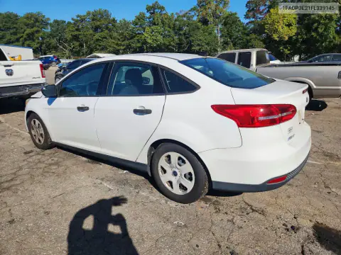 1FADP3E21FL339145 — 2015 Ford Focus, photo 2 from Copart, Rear end