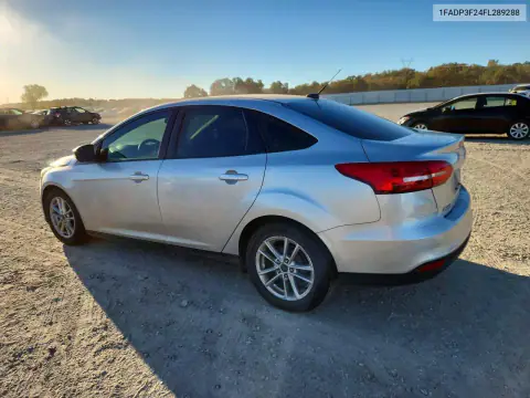 1FADP3F24FL289288 — 2015 Ford Focus, zdjęcie 2 z Copart 23.10.2026, Przód