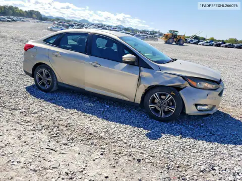 1FADP3FEXHL266076 — 2017 Ford Focus, ფოტო 4, Copart 27.10.2026, წინა ნაწილი