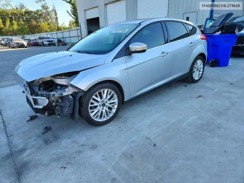 1FADP3N21HL279628 Ford Focus 2017 — uszkodzenie Przód, zdjęcie przed naprawą