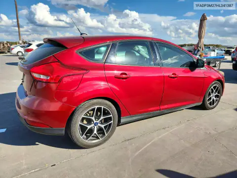1FADP3M27HL341387 — 2017 Ford Focus, photo 3 from Copart 02.11.2026, Normal wear