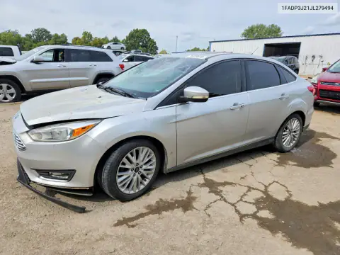 1FADP3J21JL279494 — 2018 Ford Focus, Передняя часть, фото до ремонта
