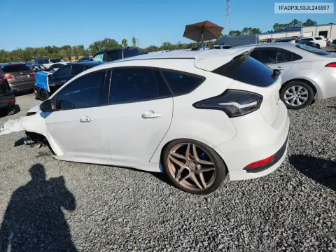 1FADP3L93JL245597 — 2018 Ford Focus, zdjęcie 2 z Copart, Przód