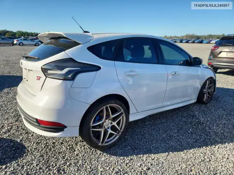 1FADP3L93JL245597 — 2018 Ford Focus, zdjęcie 3 z Copart, Przód
