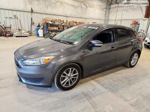 1FADP3K22JL215446 Ford Focus 2018 — uszkodzenie Tył, zdjęcie przed naprawą