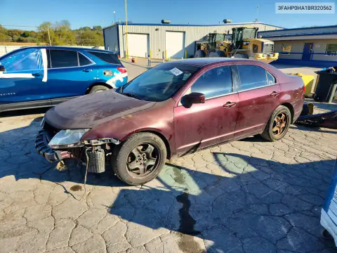 3FAHP0HA1BR320562 — 2011 Ford Fusion, Передняя часть, фото до ремонта