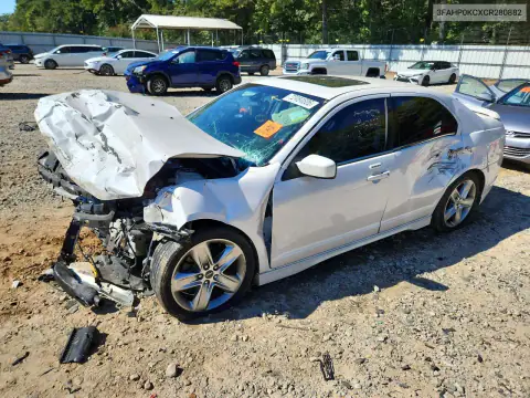3FAHP0KCXCR280882 — 2012 Ford Fusion, Передняя часть, фото до ремонта