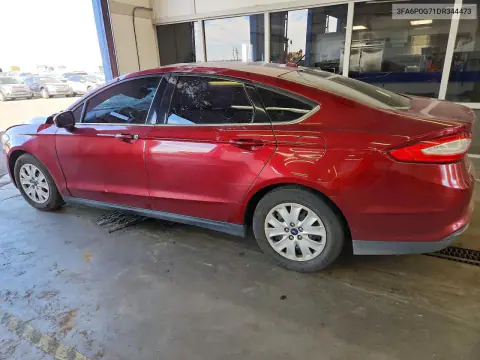 2013 Ford Fusion S VIN 3FA6P0G71DR344473 фото 2