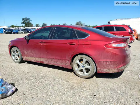 3FA6P0HR0DR138562 — 2013 Ford Fusion, photo 2 from Copart 22.10.2026, Mechanical damage