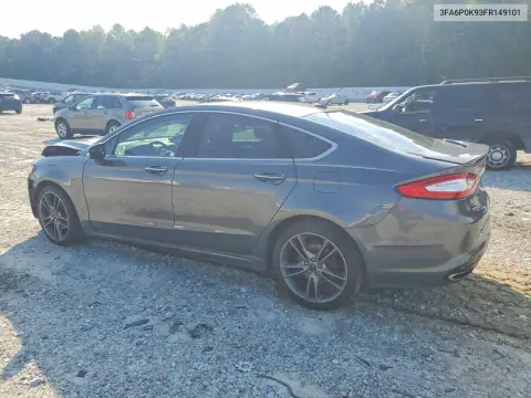 2015 Ford Fusion Titanium VIN 3FA6P0K93FR149101 фото 2