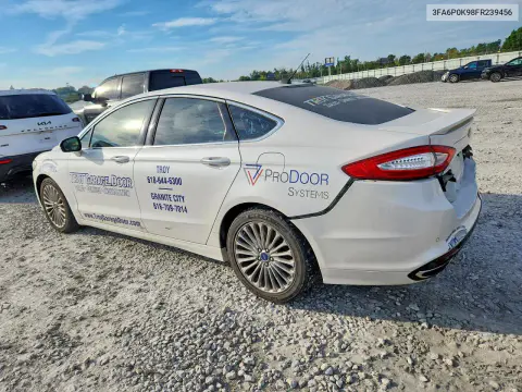 2015 Ford Fusion Titanium VIN 3FA6P0K98FR239456 фото 2