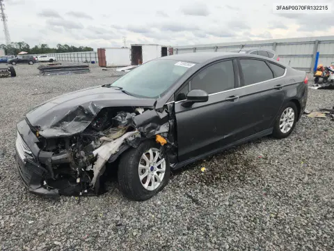 2015 Ford Fusion S VIN 3FA6P0G70FR132215 фото 1