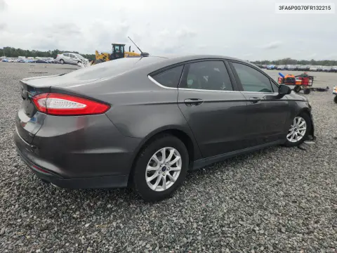 2015 Ford Fusion S VIN 3FA6P0G70FR132215 фото 3
