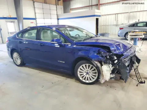 2015 Ford Fusion Hybrid VIN 3FA6P0LU4FR296465 фото 4