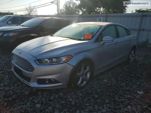 3FA6P0HD3GR149273 Ford Fusion 2016 — All-over damage damage, before-repair photo