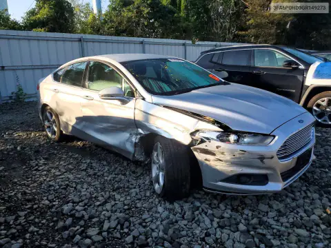 3FA6P0HD3GR149273 — 2016 Ford Fusion, photo 4 from Copart, All-over damage
