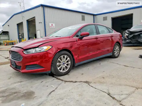 3FA6P0G79GR273432 — 2016 Ford Fusion, Lateral, fotos antes de reparar