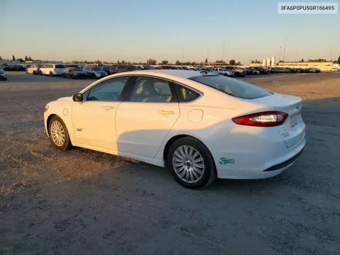 2016 Ford Fusion Se Phev VIN 3FA6P0PU5GR166495 фото 2