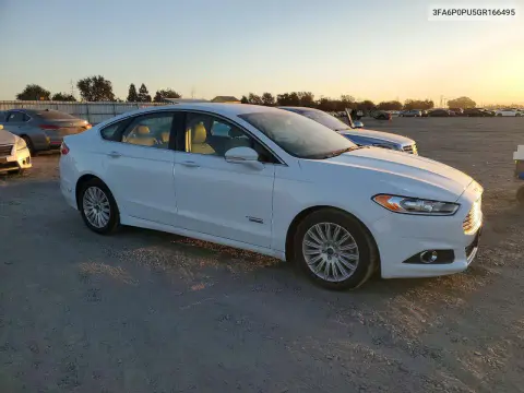 2016 Ford Fusion Se Phev VIN 3FA6P0PU5GR166495 фото 4
