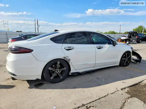 2017 Ford Fusion Se VIN 3FA6P0H71HR181778 фото 3