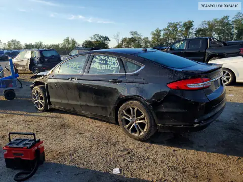 2017 Ford Fusion Se Hybrid VIN 3FA6P0LU3HR324310 фото 2