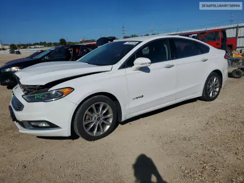 2017 Ford Fusion Se Hybrid VIN 3FA6P0LU6HR158994 фото 1