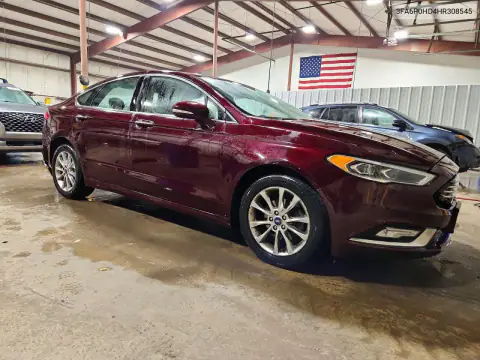 3FA6P0HD4HR308545 — 2017 Ford Fusion, ფოტო 4, Copart 27.10.2026, წინა ნაწილი