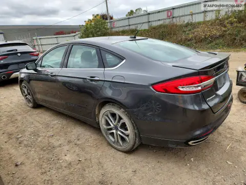 3FA6P0H98HR266487 — 2017 Ford Fusion, foto 2 de Copart, Lateral