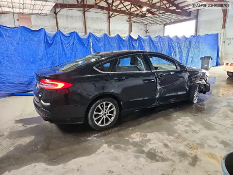 3FA6P0HD3HR308701 — 2017 Ford Fusion, zdjęcie 3 z Copart, Bok