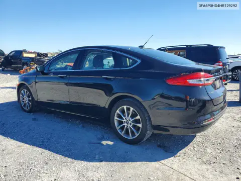 2017 Ford Fusion Se VIN 3FA6P0HD4HR129292 фото 2