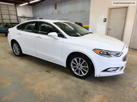 3FA6P0HD0HR305139 — 2017 Ford Fusion, photo 4 from Copart, Side